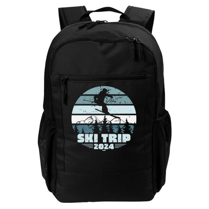 Ski Trip 2024 Skiing Vacation Family Trip Daily Commute Backpack