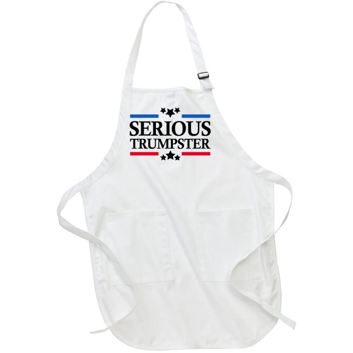 Serious Trumpster 2024 Pro Donald Trump Full-Length Apron With Pockets