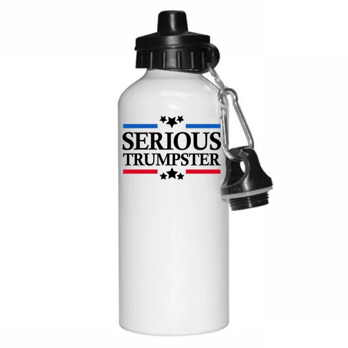 Serious Trumpster 2024 Pro Donald Trump Aluminum Water Bottle