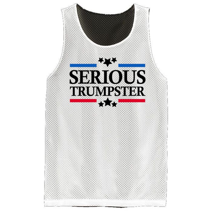 Serious Trumpster 2024 Pro Donald Trump Mesh Reversible Basketball Jersey Tank