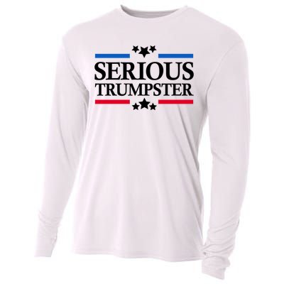 Serious Trumpster 2024 Pro Donald Trump Cooling Performance Long Sleeve Crew