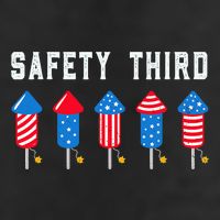 Safety Third 4th Of July Fireworks Cool Comfort Performance Bucket Hat