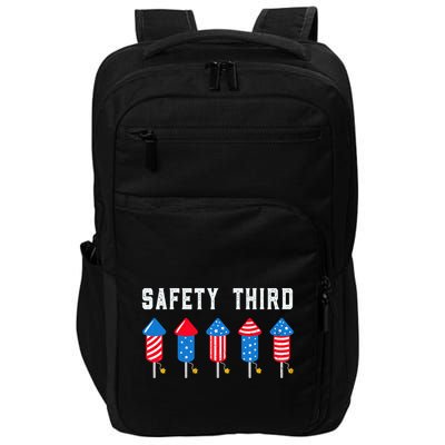 Safety Third 4th Of July Fireworks Impact Tech Backpack