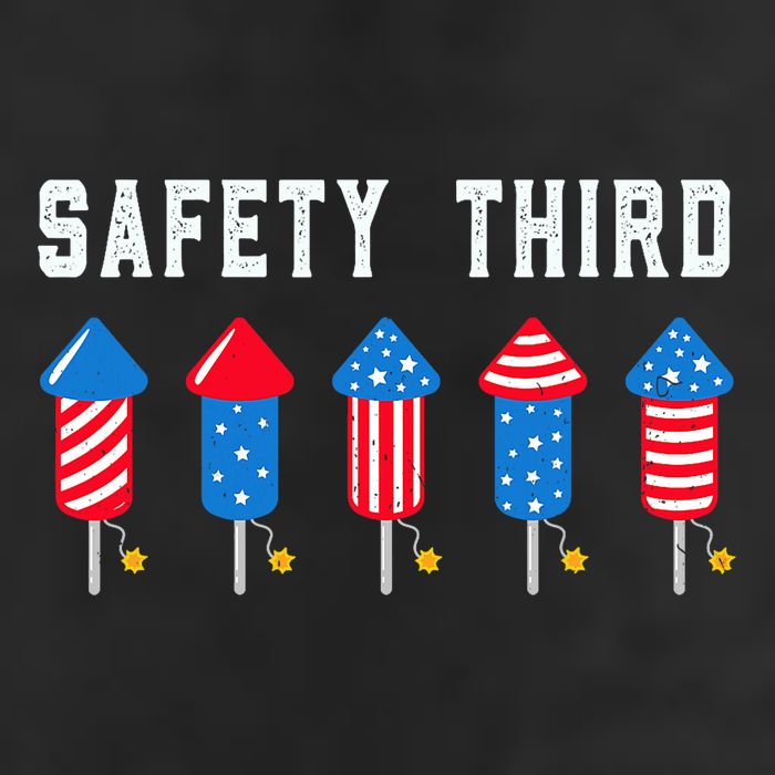 Safety Third 4th Of July Fireworks Golf Towel