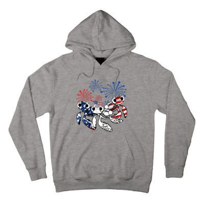 Sea Turtles 4th Of July American Usa Flag Patriotic Tall Hoodie