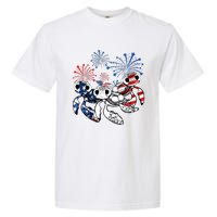 Sea Turtles 4th Of July American Usa Flag Patriotic Garment-Dyed Heavyweight T-Shirt