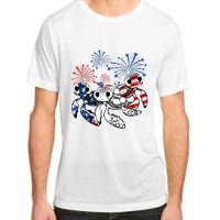 Sea Turtles 4th Of July American Usa Flag Patriotic Adult ChromaSoft Performance T-Shirt