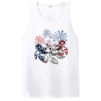 Sea Turtles 4th Of July American Usa Flag Patriotic PosiCharge Competitor Tank