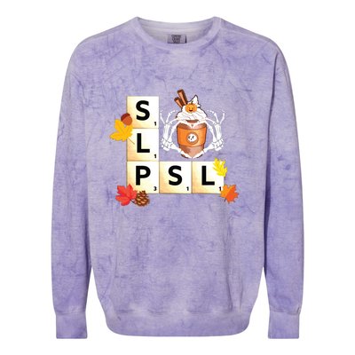 Speech Therapy Autumn Colorblast Crewneck Sweatshirt