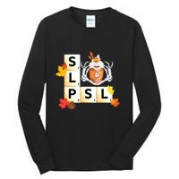 Speech Therapy Autumn Tall Long Sleeve T-Shirt