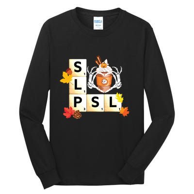 Speech Therapy Autumn Tall Long Sleeve T-Shirt