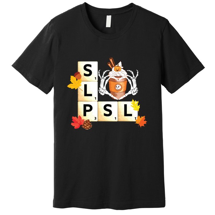 Speech Therapy Autumn Premium T-Shirt