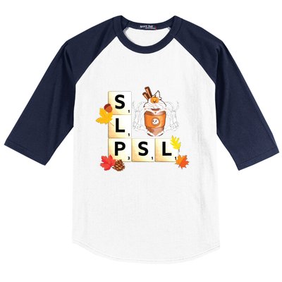 Speech Therapy Autumn Baseball Sleeve Shirt