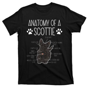 Scottish Terrier Anatomy Of A Scottie Dog T-Shirt