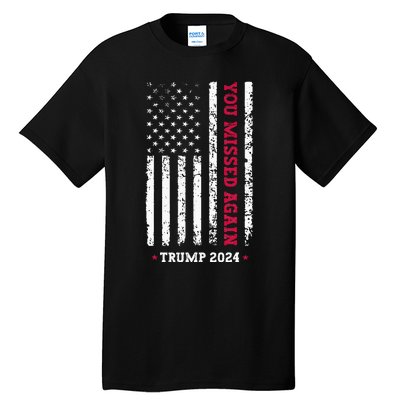 Second Trump Assassination Attempt You Missed Again Trump Tall T-Shirt