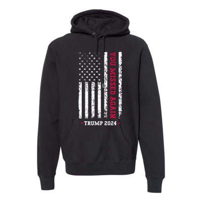 Second Trump Assassination Attempt You Missed Again Trump Premium Hoodie