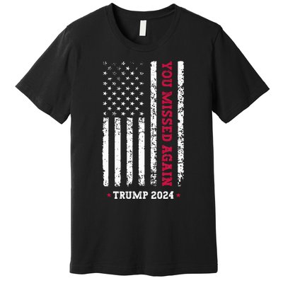 Second Trump Assassination Attempt You Missed Again Trump Premium T-Shirt