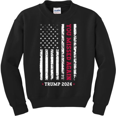 Second Trump Assassination Attempt You Missed Again Trump Kids Sweatshirt