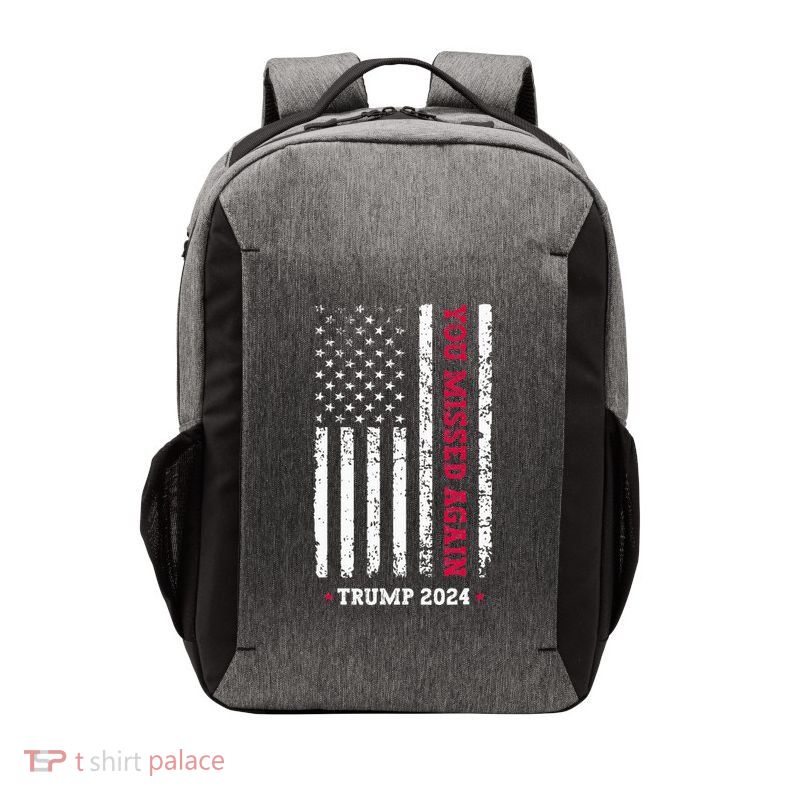 Second Trump Assassination Attempt You Missed Again Trump Vector Backpack
