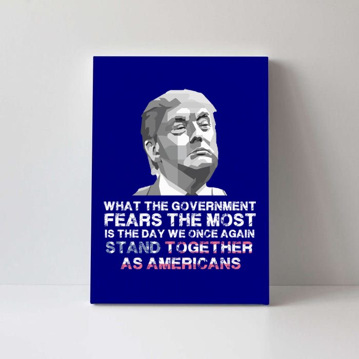 Stand Together As Americans Trump 2020 Reelect Trump Gift Canvas