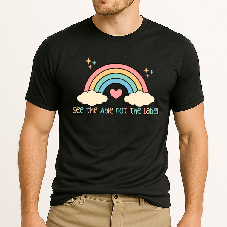 See the able not the lablel Autism Awareness Performance Shirt