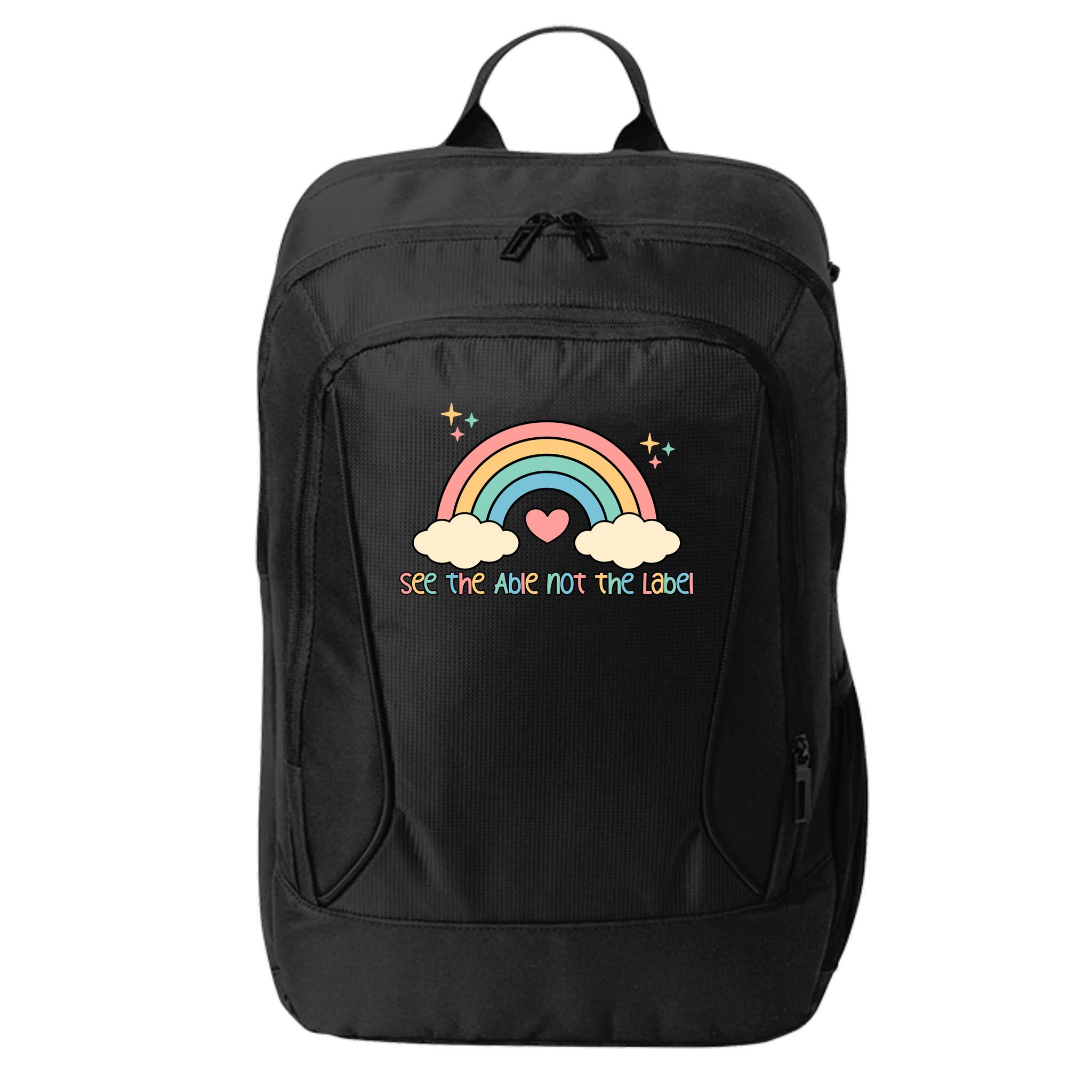 See the able not the lablel Autism Awareness City Backpack