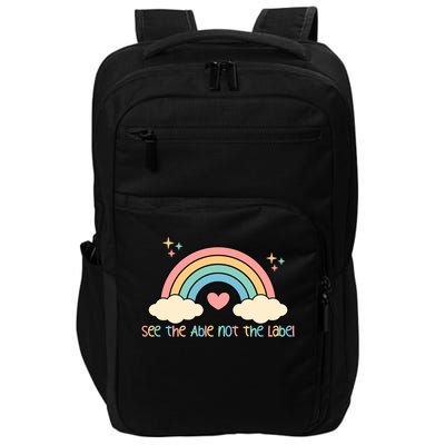See the able not the lablel Autism Awareness Impact Tech Backpack