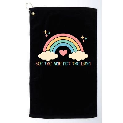 See the able not the lablel Autism Awareness Golf Towel
