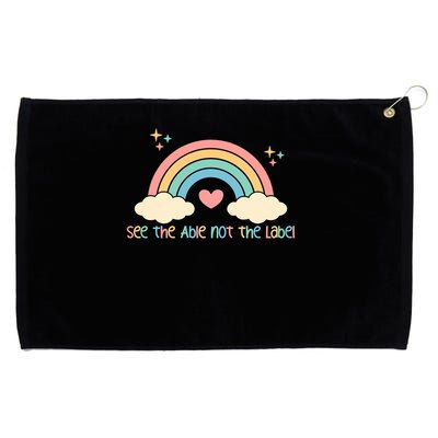 See the able not the lablel Autism Awareness Grommeted Golf Towel