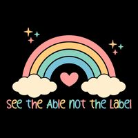 See the able not the lablel Autism Awareness Women's Crop Top Tee