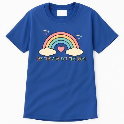 See the able not the lablel Autism Awareness Tall T-Shirt