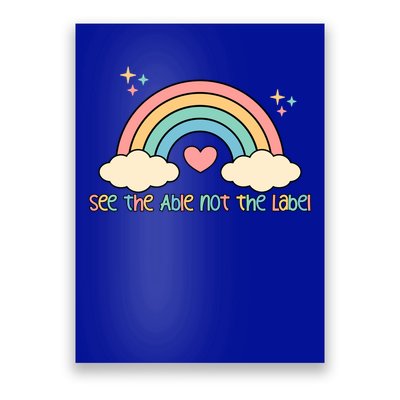 See the able not the lablel Autism Awareness Poster