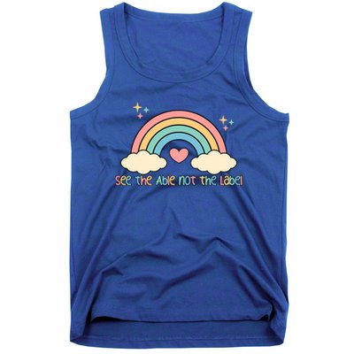 See the able not the lablel Autism Awareness Tank Top