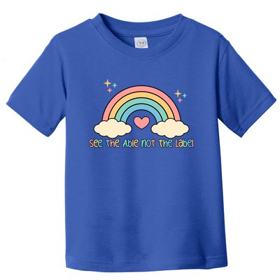 See the able not the lablel Autism Awareness Toddler T-Shirt