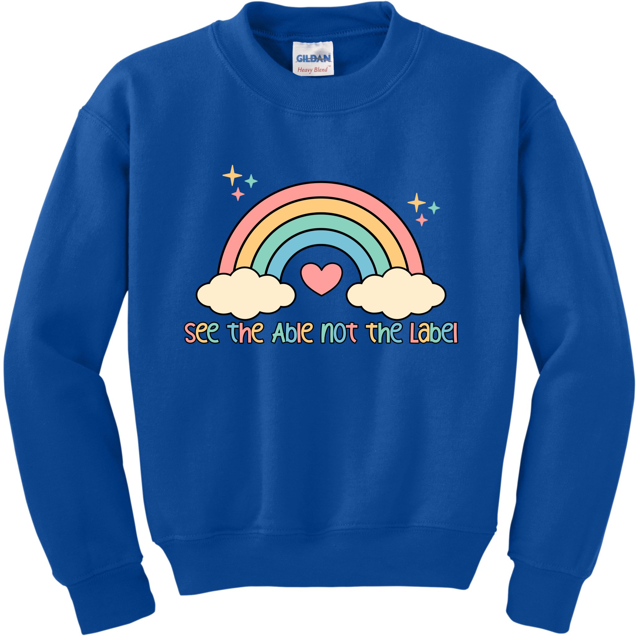 See the able not the lablel Autism Awareness Kids Sweatshirt