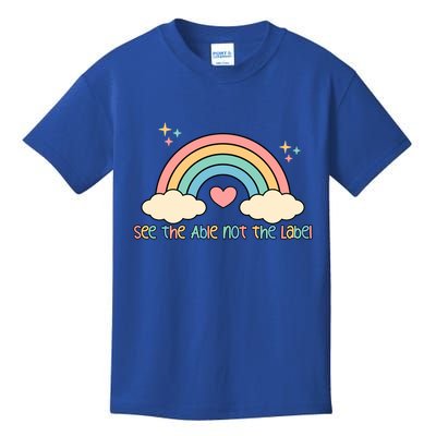 See the able not the lablel Autism Awareness Kids T-Shirt
