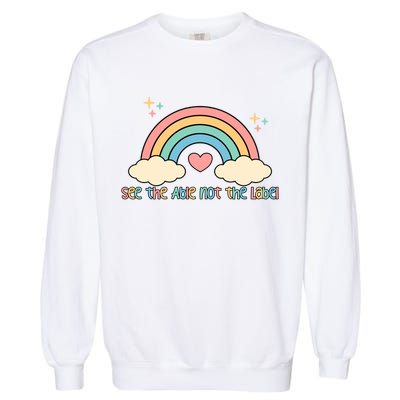 See the able not the lablel Autism Awareness Garment-Dyed Sweatshirt