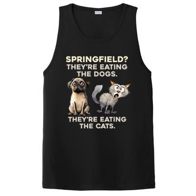 Springfield They Are Eating Dogs They Are Eating The Cats PosiCharge Competitor Tank