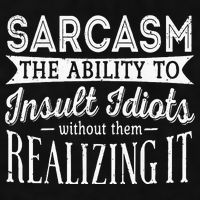 Sarcasm The Ability To Insult Idiots Without Funny Ladies PosiCharge Tri-Blend Wicking Tank