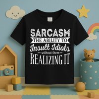 Sarcasm The Ability To Insult Idiots Without Funny Toddler T-Shirt