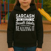 Sarcasm The Ability To Insult Idiots Without Funny Kids Hoodie