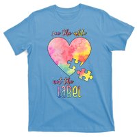 See The Able Not The Label Colorful Autism Puzzle Heart T-Shirt