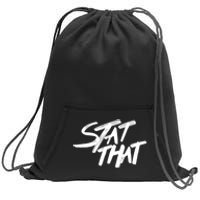 Stat That Aws Funny Stat That Sweatshirt Cinch Pack Bag