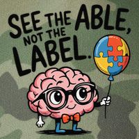 See The Able Not The Label Cute Science Nerd Proud Autism Legacy Tie Dye Trucker Hat