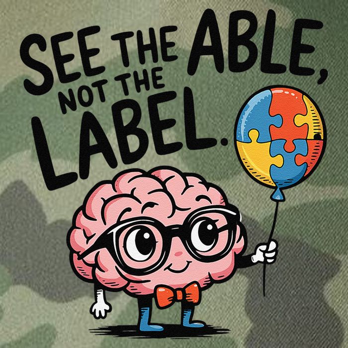 See The Able Not The Label Cute Science Nerd Proud Autism Legacy Tie Dye Trucker Hat