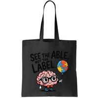 See The Able Not The Label Cute Science Nerd Proud Autism Bag