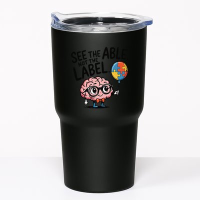 See The Able Not The Label Cute Science Nerd Proud Autism Tumbler
