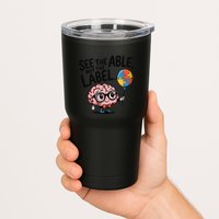 See The Able Not The Label Cute Science Nerd Proud Autism Tumbler