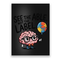 See The Able Not The Label Cute Science Nerd Proud Autism Poster