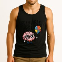 See The Able Not The Label Cute Science Nerd Proud Autism Tank Top